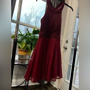 Maroon by elegant/formal dress from Trixxi clothing, company size 7
